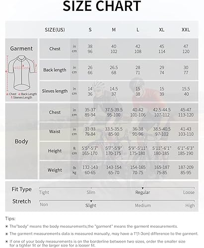 Miniatura 6 de ARSUXEO Camiseta de ciclismo para hombre, manga corta, camisa de bicicleta de montaña, bolsillos con cremallera superior MTB reflectante