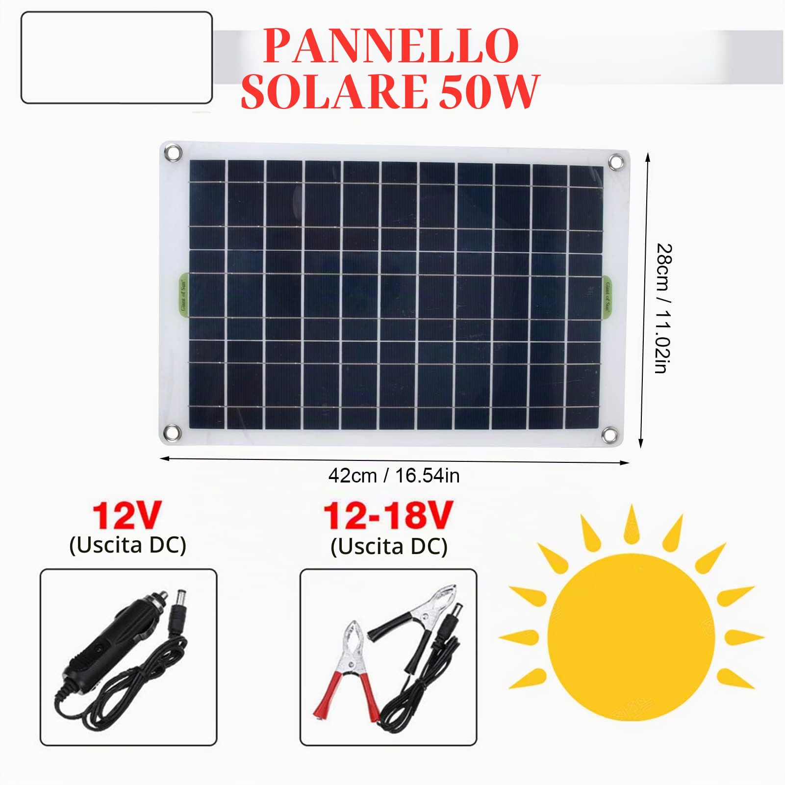 Kit Pompa Acqua Solare, Pannello 50W 800L/h 12V Pompa Solare per Laghetto in Plastica Siliconica CC a Basso Rumore per Giardino, Cortile, Acquario, Laghetto, Piscina, Esterno e Patio