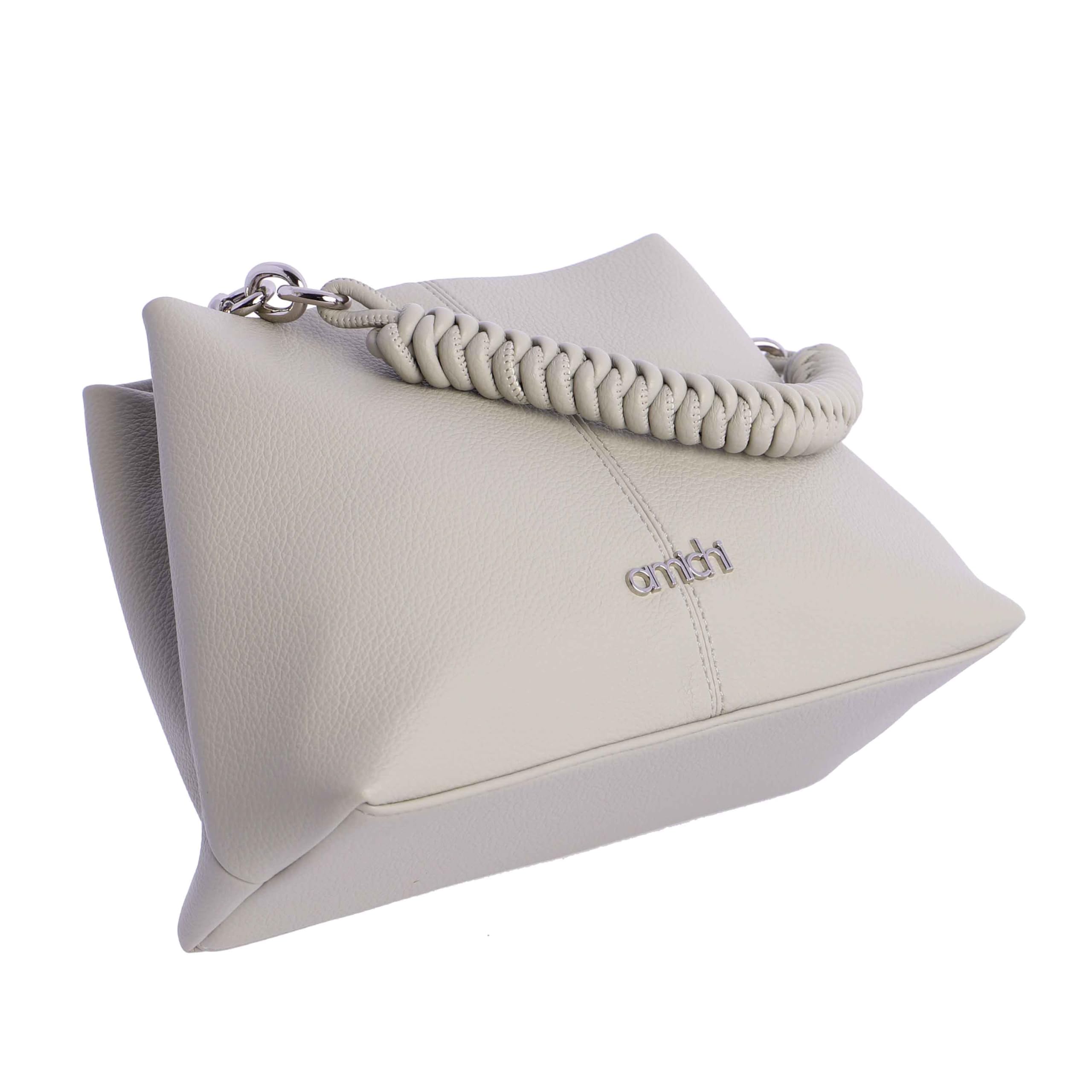 AMICHI - Bolso de mano para mujer - Estilo compacto y elegante para verano - Ideal para ciudad, paseo o eventos informales, Capri
