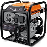 OXSERYN 4400W Inverter Generator: Portable Gas Open Frame, 3400 Running Watts, Low Noise ECO Mode, RV Ready Home Backup