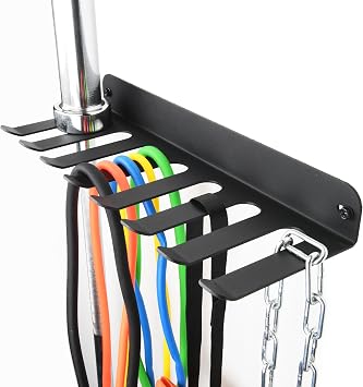 VAIIO Seven Bars Holder Storage, Weight Room Organizer Custom Powder Coated
