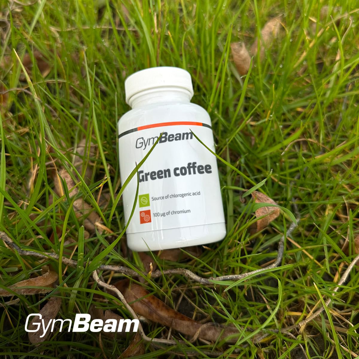 GymBeam Caffè Verde - Estratto di Caffè Verde con Acido Clorogenico e Cromo per Aiutare a Perdere Peso, Bruciagrassi Naturale, Supporta i Livelli di Glucosio nel Sangue, 120 cps