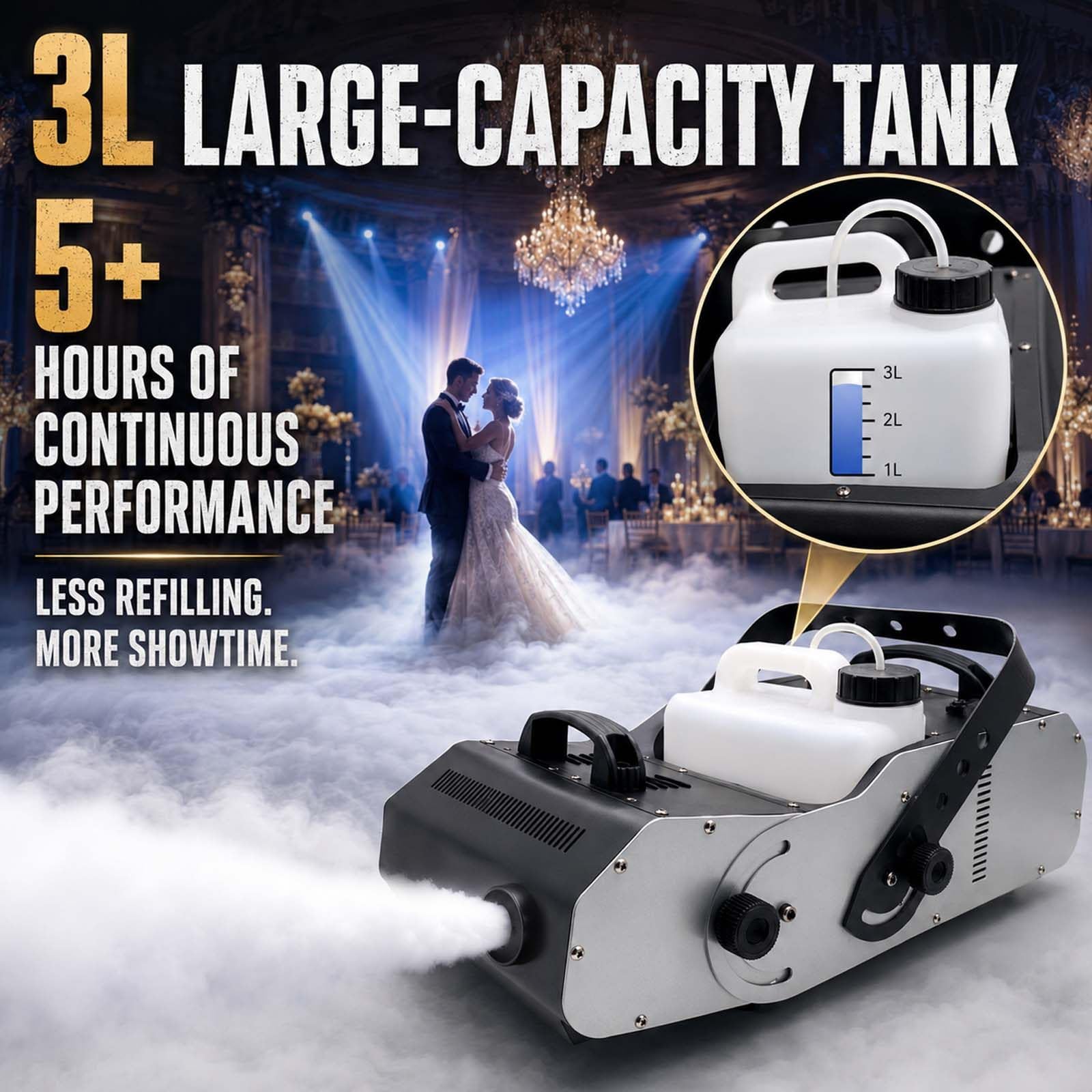MáQuina de Humo EscéNico de 3000 W con Control Dmx512 para Dj (2500 Cfm)