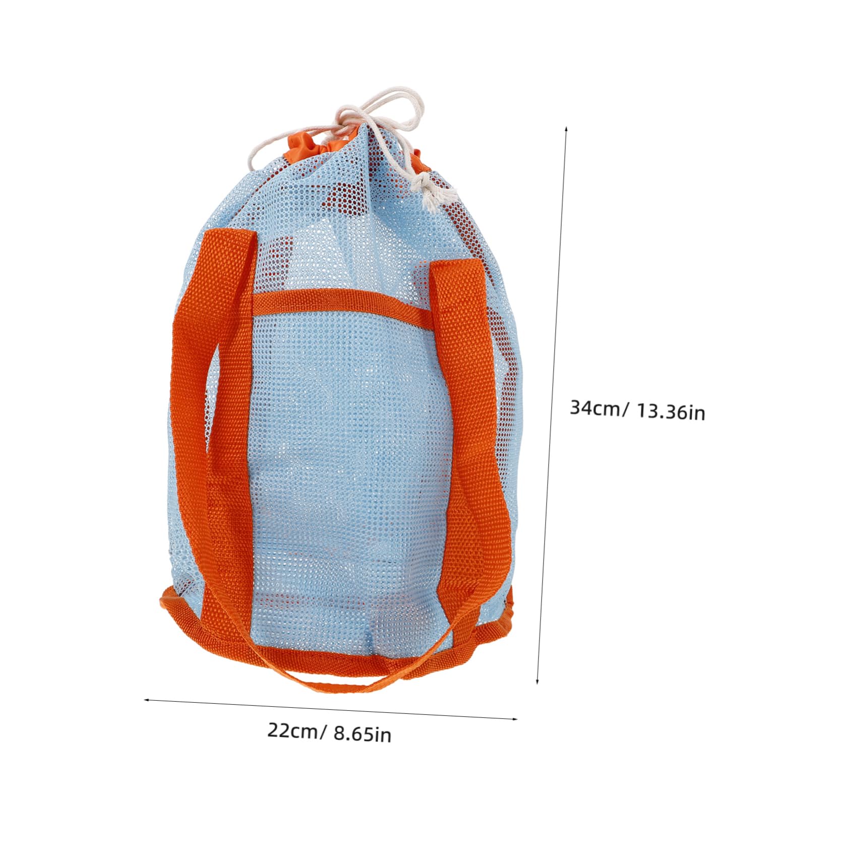 PACKOVE Mesh Beach Bag Kids Beach Toy Storage Bag Drawstring for Gardening Tools
