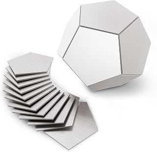 Welding Kit, Folding Pentagon Ball Hexahedron, 3×3 Inch, Aluminum Welding Coupons, Practice Weld with MIG TIG Gas Arc Stick and Wirefeed (12Pack)