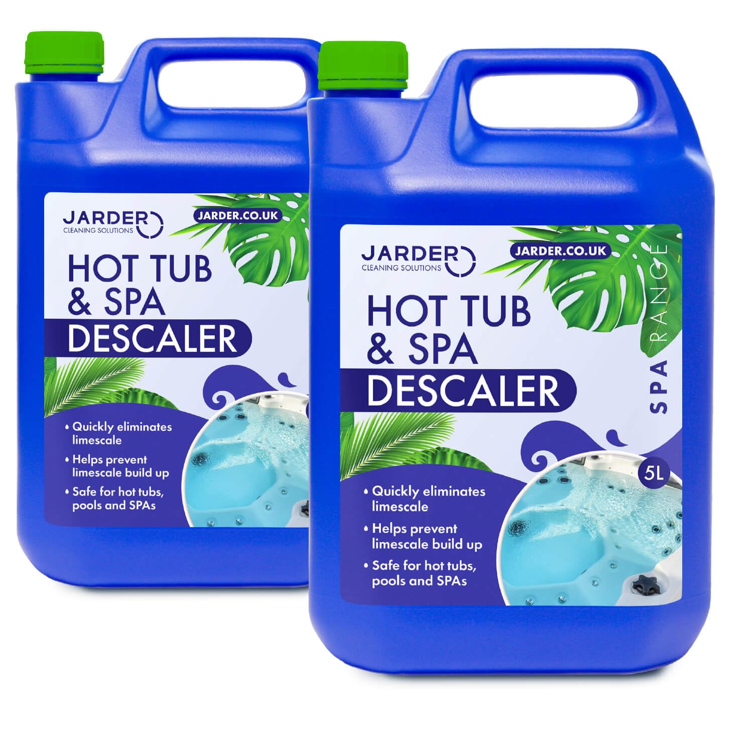 Jarder Hot Tub and Spa Descaler 10L – Limescale Remover, Helps Prevents Build-Up