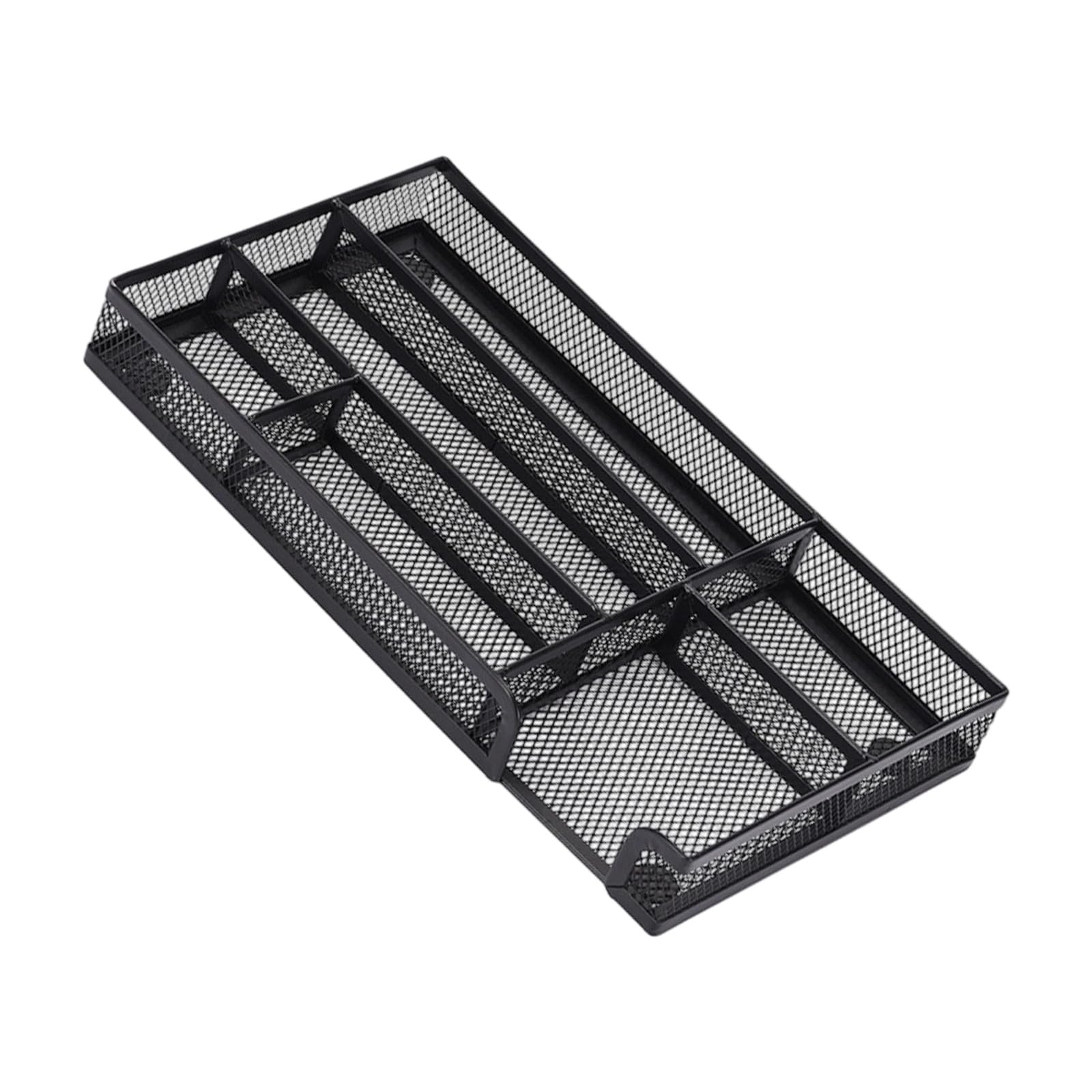 Kalttoy Multifunctional Drawer Storage Box Metal Organizers Tray for Stationery Efficient Space Management Desk Clutters Reducer