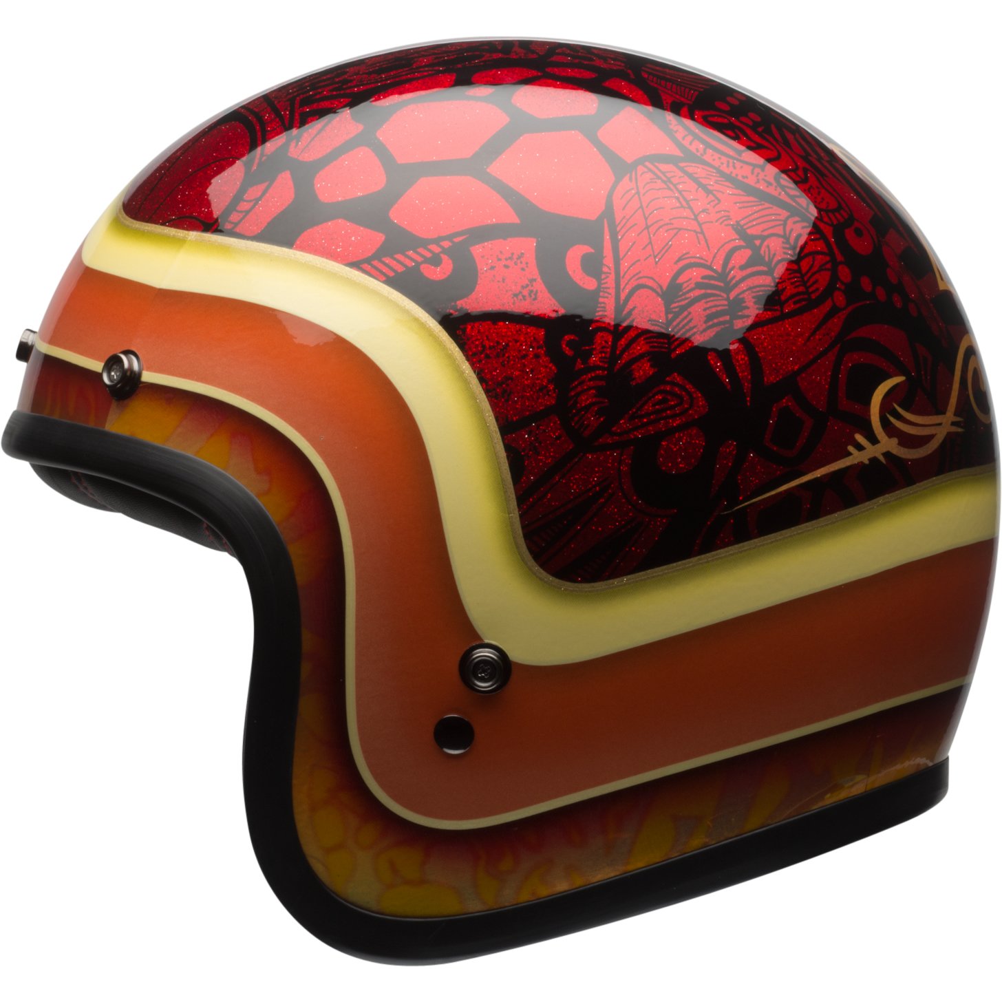 bell custom 500 hart luck helmet Eliminator (Hart Matte/Gloss Black/Red/White) face helmet is stacked with benefits and ready for the streets Bell Hartluck SRT-Modular Helmet -