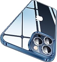 Vista 1 de CASEKOO Funda azul para iPhone 15 Pro Max, tecnología nunca amarilla, protección de grado militar de 10 pies, funda delgada transparente