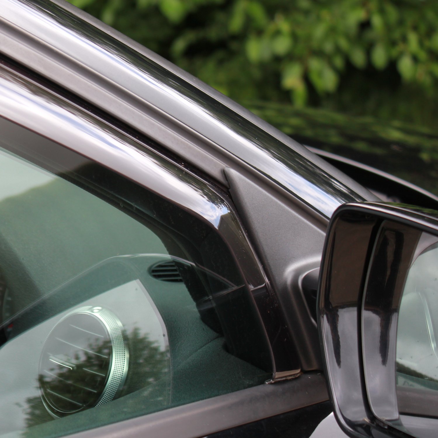 Deflettori Aria Audi A3 8P Sportback 2003-2012 - Set 4 Pezzi HEKO Nero Fumé Antipioggia - Foto 7