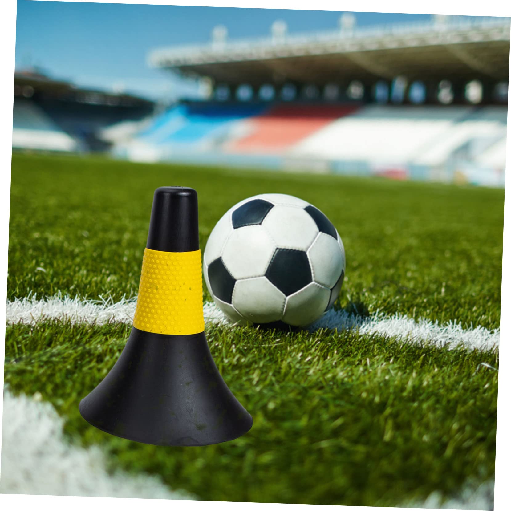 TOYANDONA 5 Pcs Conos de Agilidad para Obstáculos del Fútbol, Conos de Entrenamiento de Fútbol para Ejercicios al Aire Libre y Actividades Deportivas