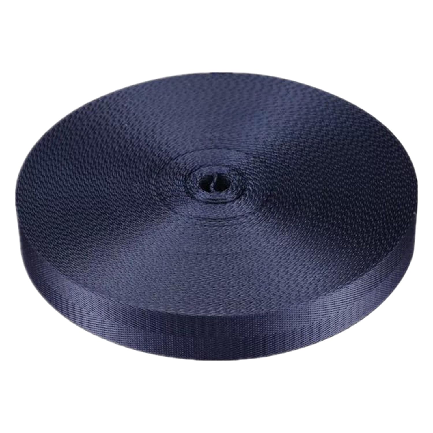 Taśma polipropylenowa, taśma nylonowa Wielokolorowa szerokość 25 mm–38 mm Długość 5–20 jardów(Dark Blue,25mm/20 yards)