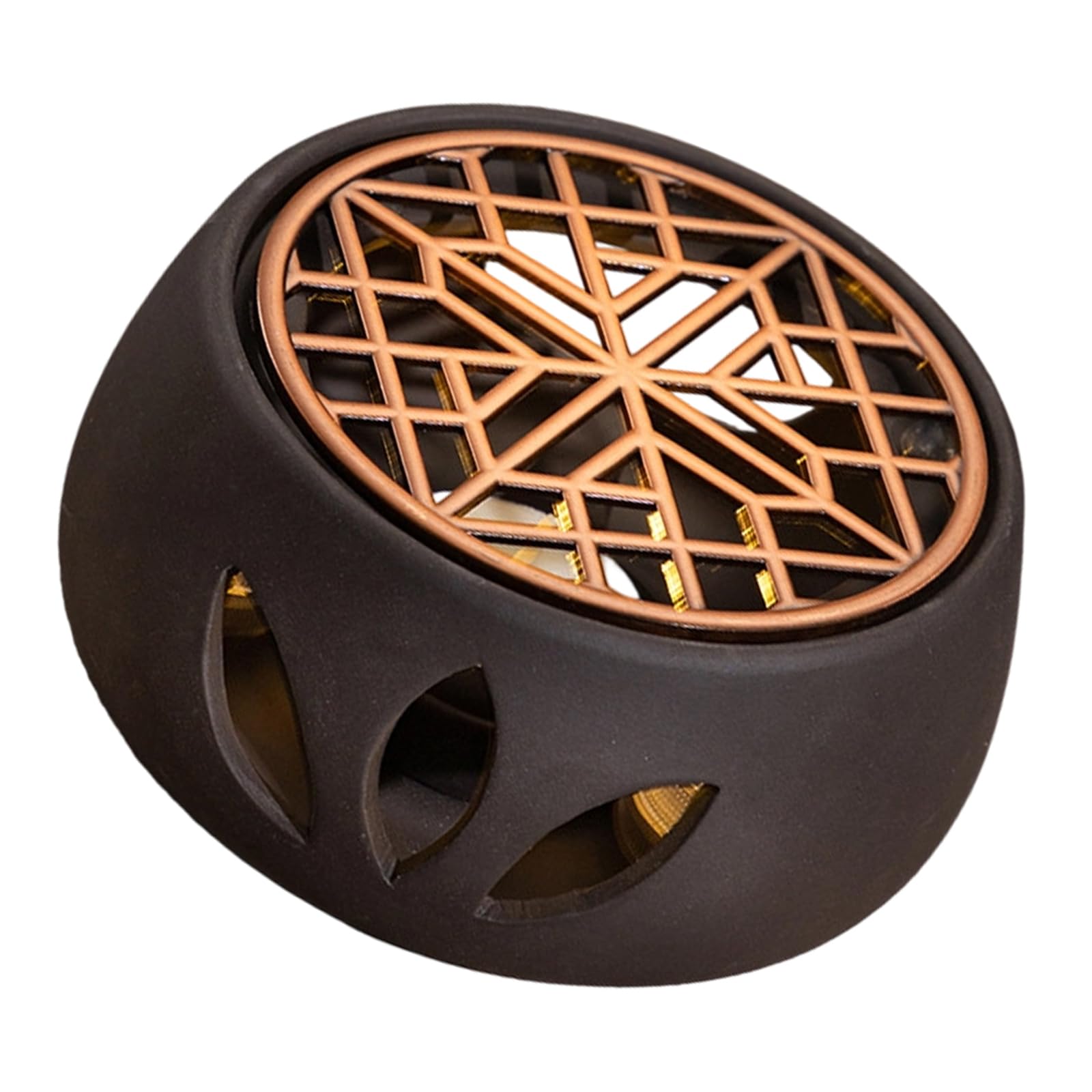 MALSSE Ceramic Stand with Reduction Design Perfect for Family Gatherings Decor Heat Retention Teapots Kettles Base