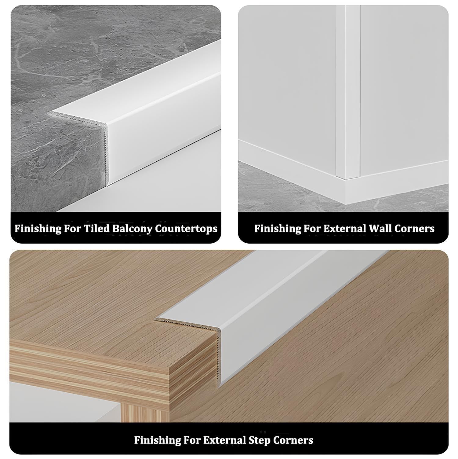 Perfil Angular De Aluminio (forma De L), Protectores De Esquinas Metálicos