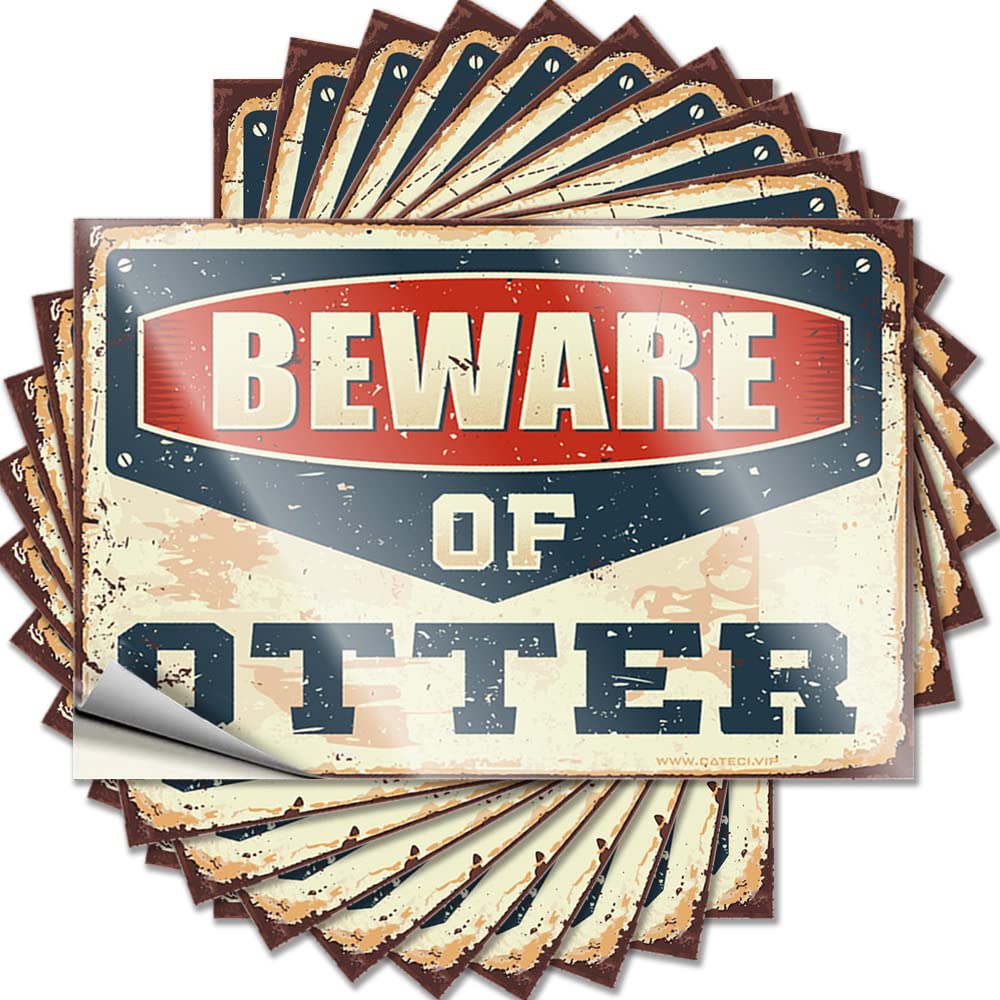 Cocoa Decal Case | Beware of Otter Aesthetic Halloween Sticker Pack(12X18CM)
