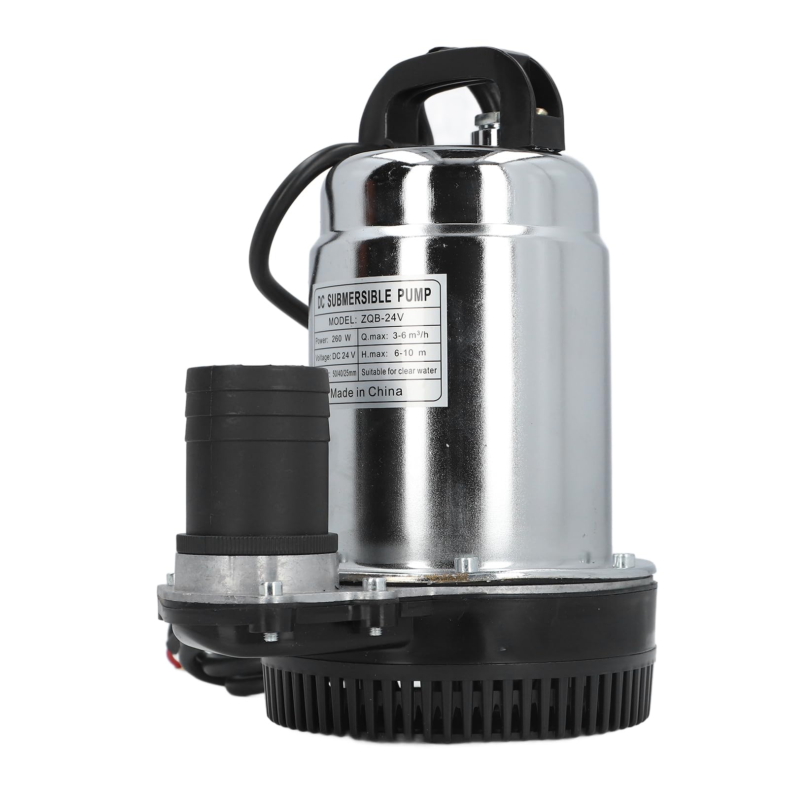 Pompa Solare Sommersa DC24V 260W, Alta Prevalenza 10m, per