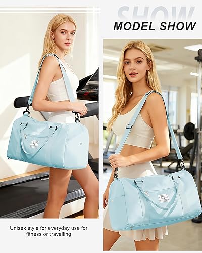 Miniatura 3 de Bolsa de gimnasio para mujer, bolsa de viaje de viaje, bolsa de mano deportiva, bolsa de fin de semana