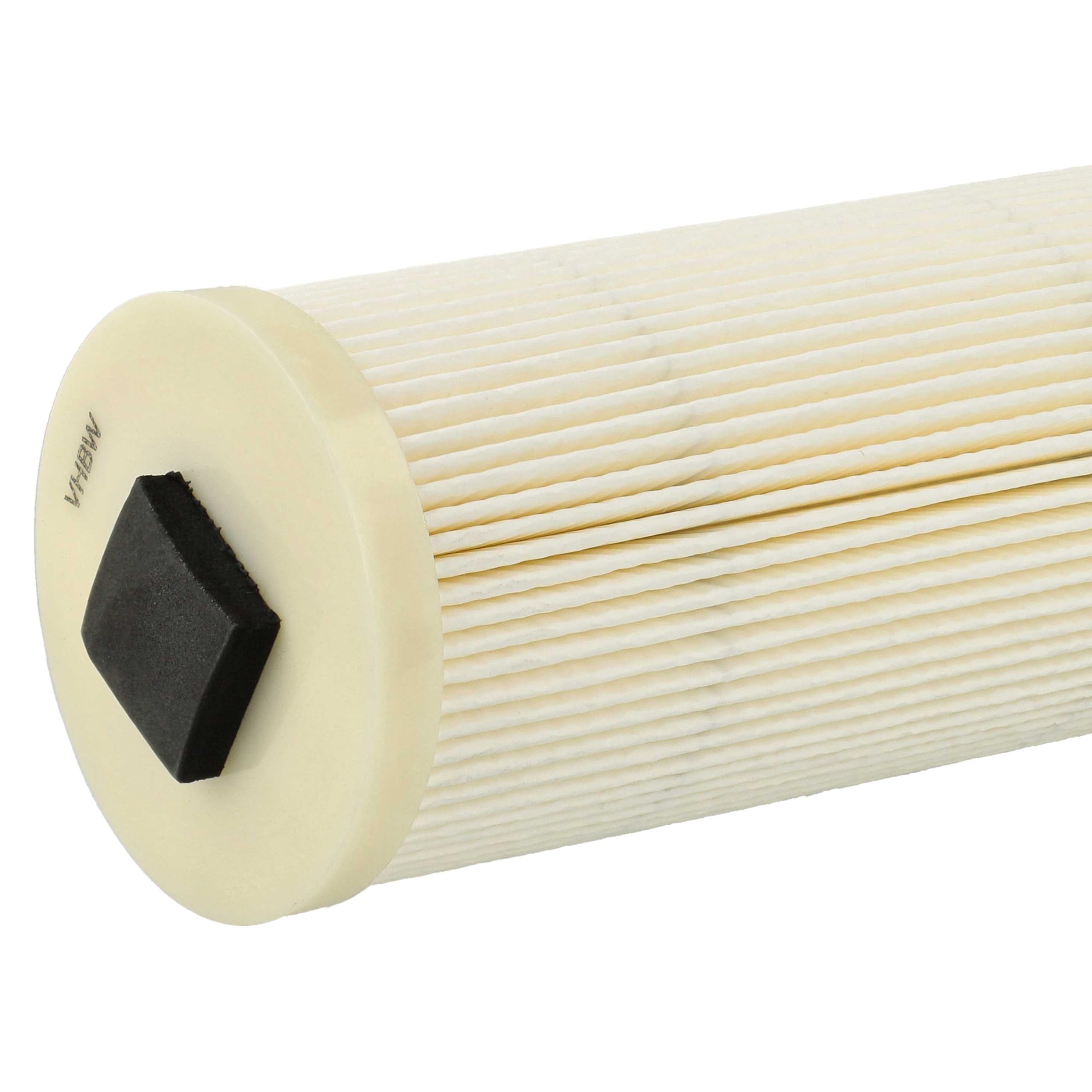 vhbw 2x Filtro compatible con Dustcontrol DC 2800, 1800, 2900 eco aspiradora - filtro Hepa naranja blanco