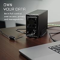 Vista 4 de compatily Disco duro RAID LX23 de 36 TB (doble 18 TB), USB-C 10Gbps DAS para juegos y transmisión Disco duro externo (renovado)