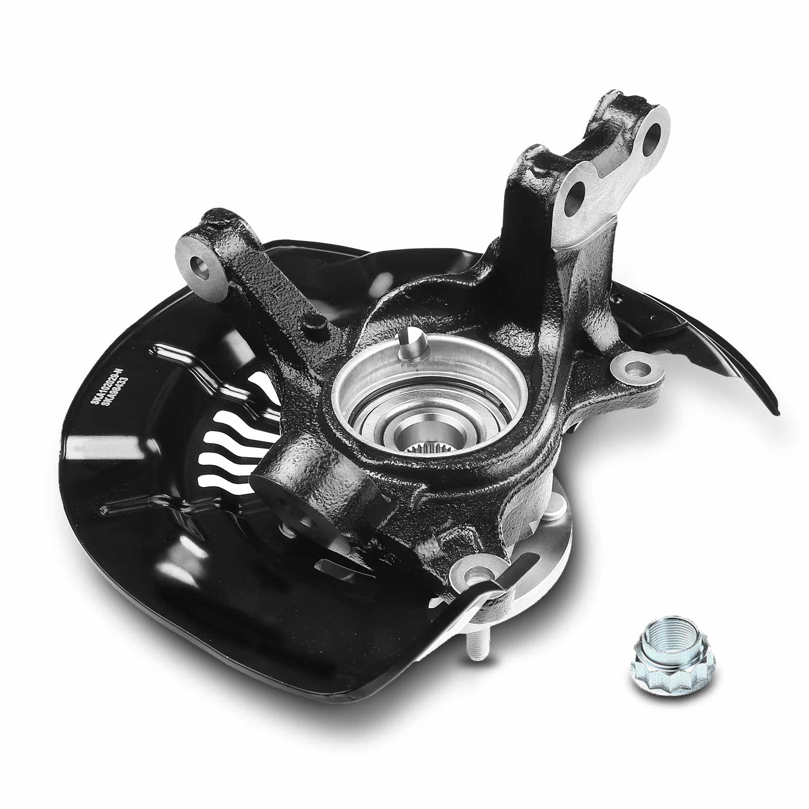 A-Premium Front Steering Knuckle & Wheel Bearing Hub Assembly Compatible with Toyota Highlander 2008-2017 & Lexus RX350 2010-2015, RX450h 2010-2015, Left Driver Side, Replace # 4770348010, 9036945006