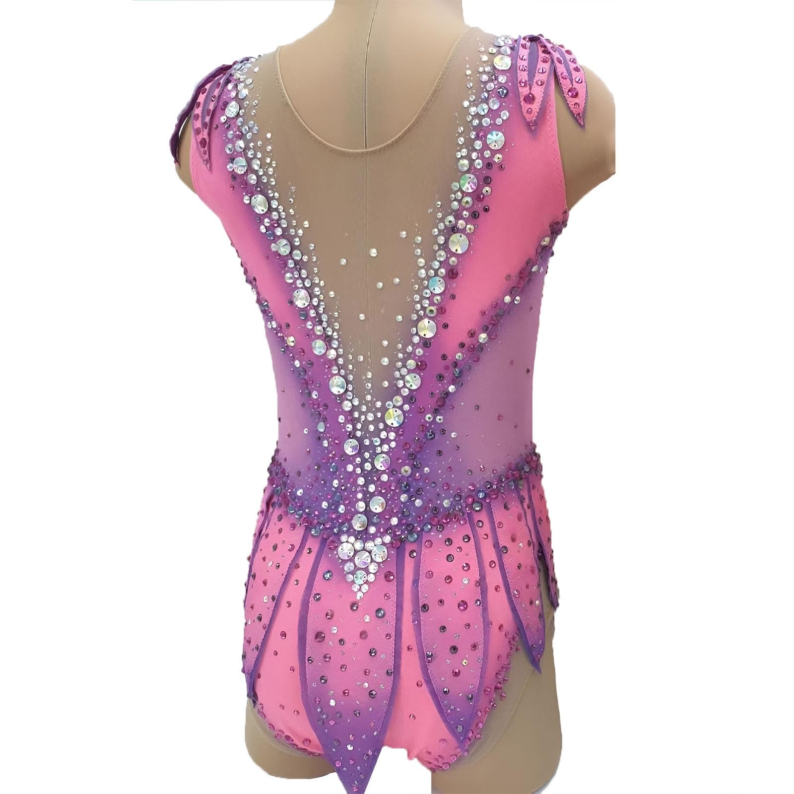 Dziewczęce trykoty do gimnastyki artystycznej, bezrękawnik Flash Diamond Gymnastics Competition Costume, możliwość personalizacji