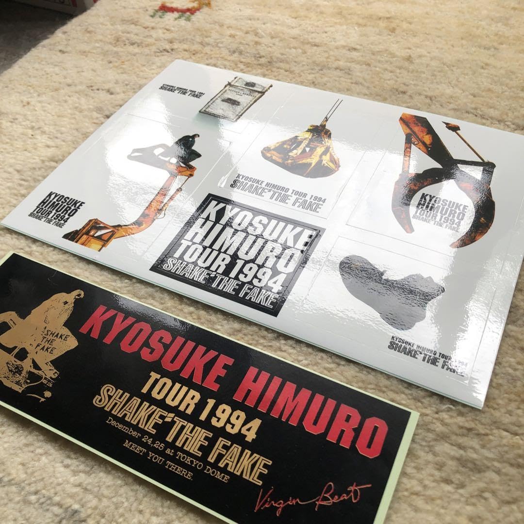 Amazon.co.jp: 氷室京介 SHAKE THE FAKE 1994年ツアーステッカー