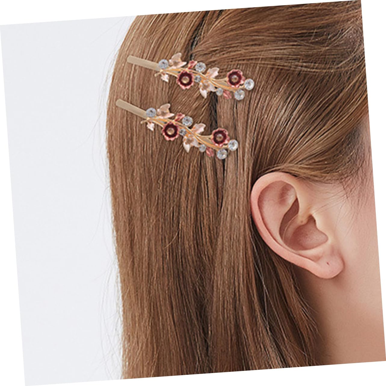 DOITOOL 18stücke Vintage Blumen Haarnadeln Mit Strass Für Damen Elegante Haarspangen Für Hochzeiten Partys Und Besondere Anlässe Vielseitige Haarschmuck-accessoires Verschiedenen