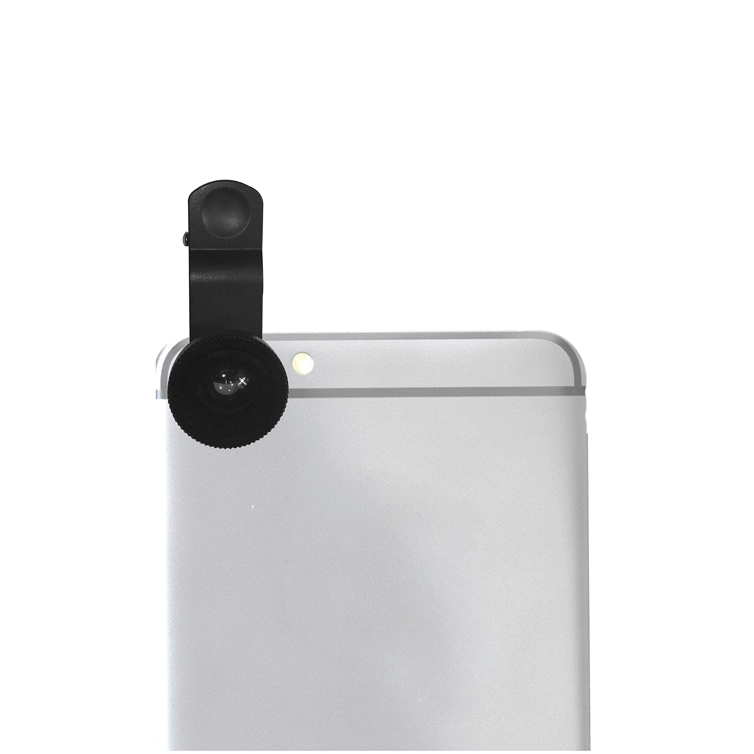 BOWER Smart Photography Universal 3 Piece Lens Kit - Fisheye, Wide Angle, Macro, BSP-LNSKT1BK