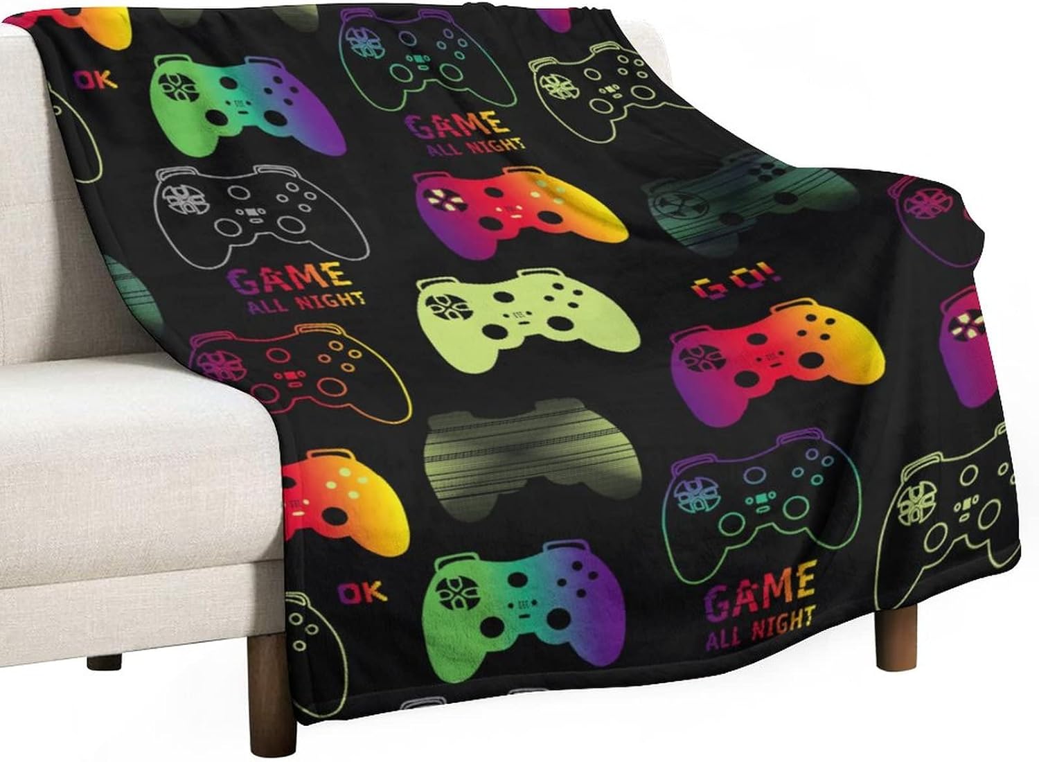 Video Game Throw Blanket Gaming Joystick Cool Gamer Gifts