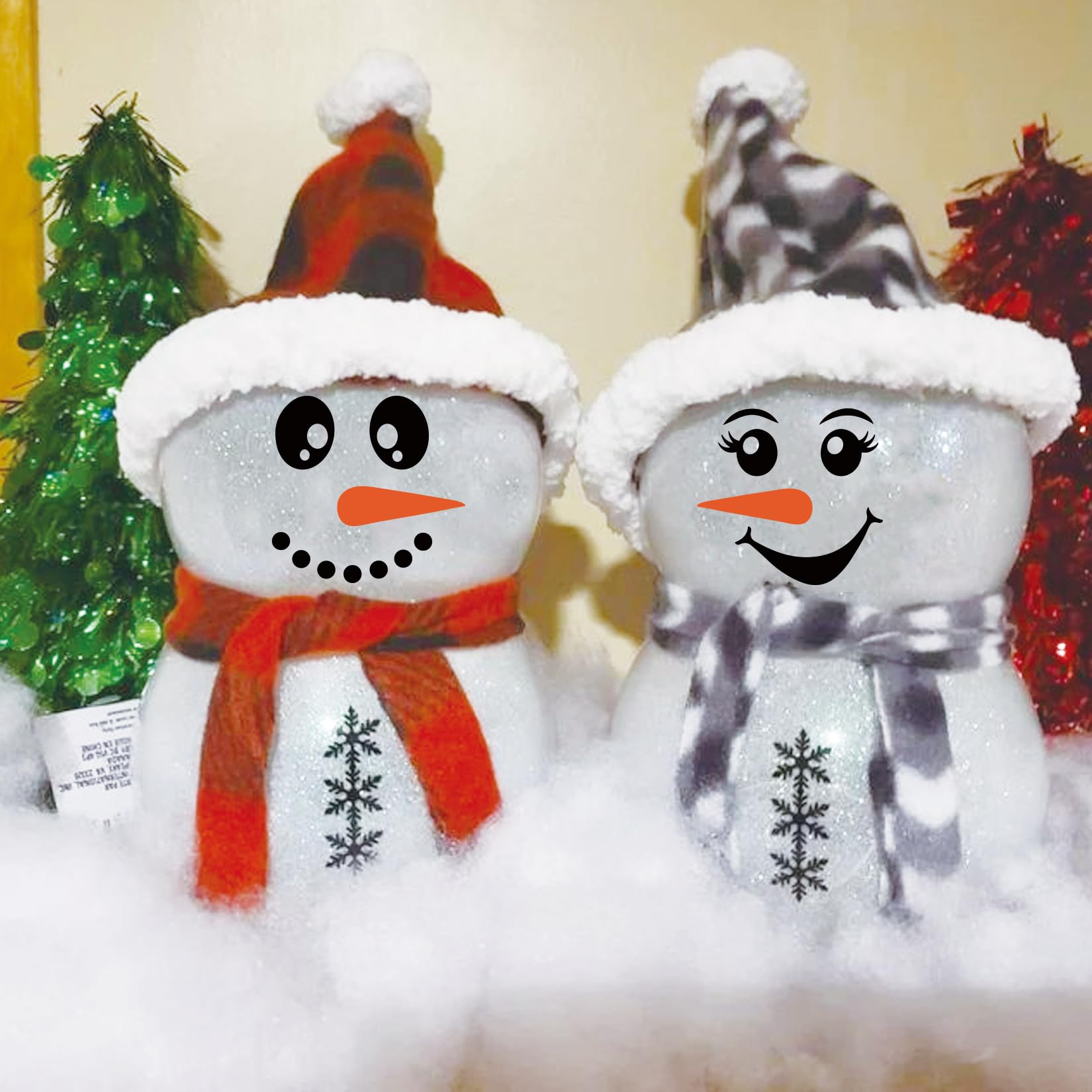 500 Pcs Joyeux Noël Autocollants Rouleau 1 Pouces Étiquettes Rondes Autocollants Bonhomme De Neige Cloche Autocollants De Noël Autocollants Enveloppe Décorative Pour Carte Cadeau Enveloppe