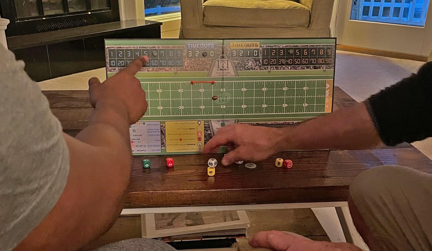 R&R Games 1st & Roll, Football Board Game for Adults and Kids, Ideal for Family Night