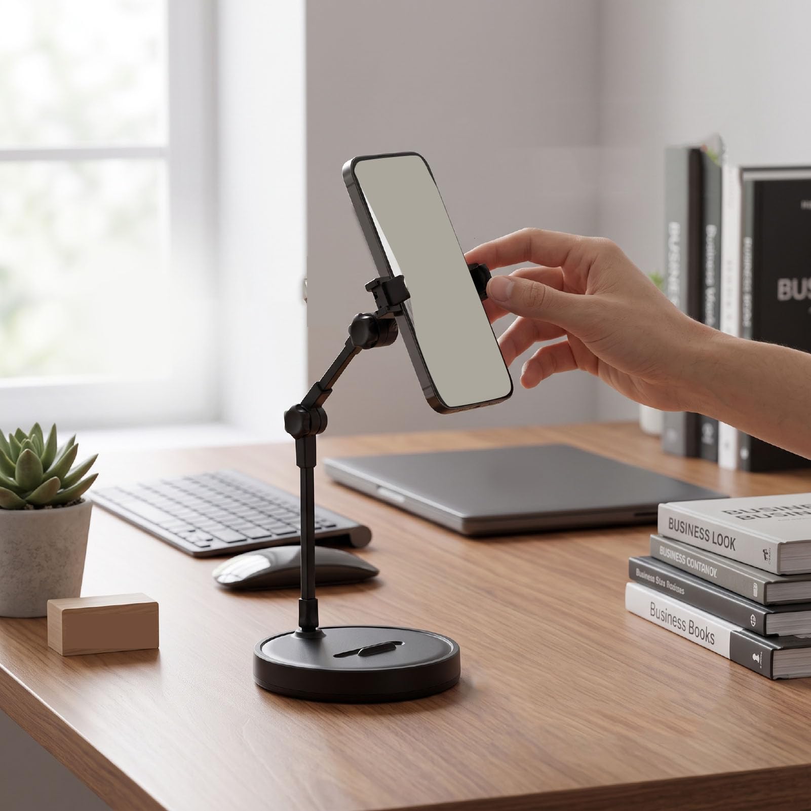 Supporto per Telefono Sospeso con Braccio Regolabile da 18