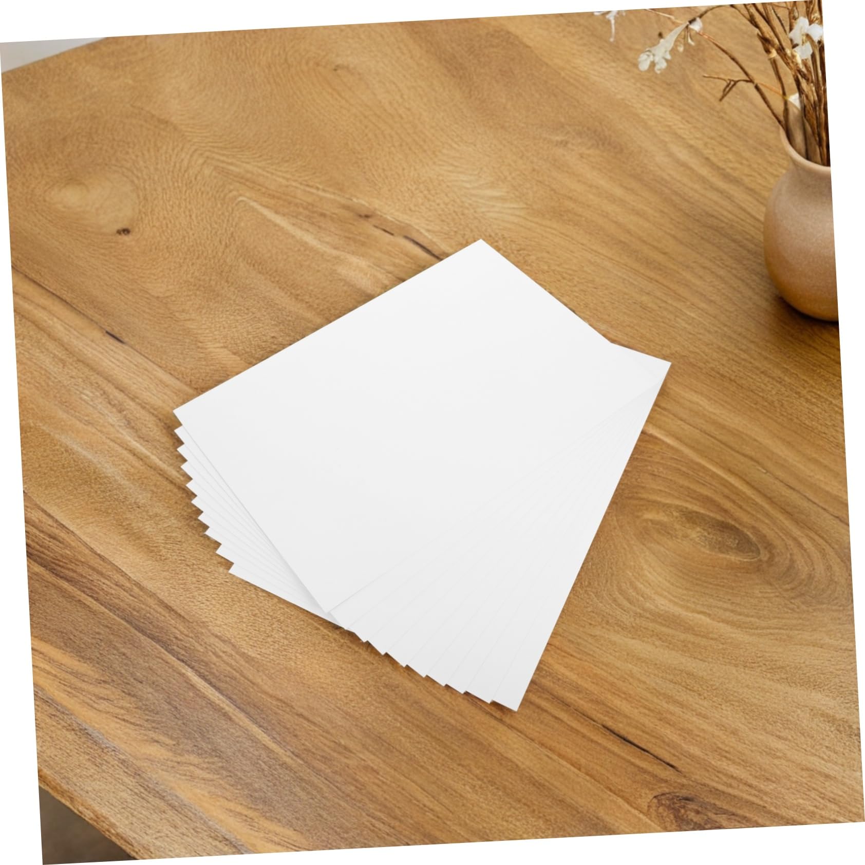 Papier Aquarelle Blanc Texturé 8k 600g, 10 Feuilles pour Artistes