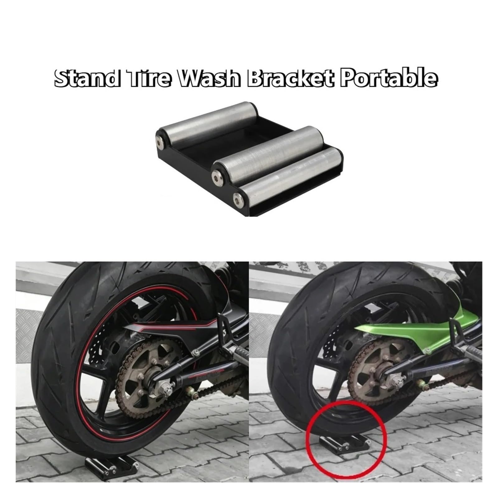 Piede Cavalletto Moto Pulizia Della Catena Universale Per Moto