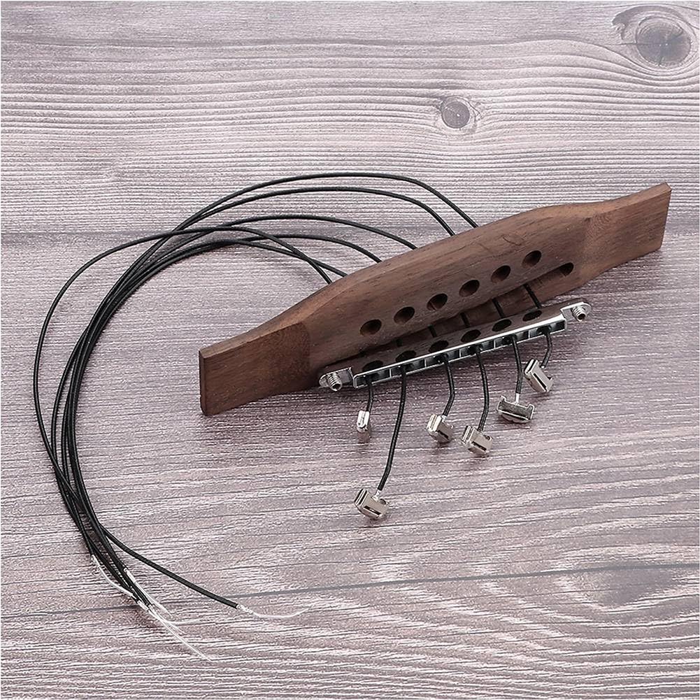 Pickups A Ponte Piezoelettrici per Chitarre Acustiche 6 Corde Componenti di Ricambio Qualità del Suono Granulosa per Chitarra Elettrica.