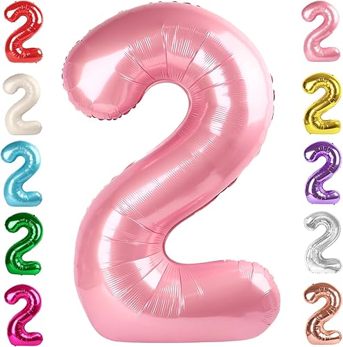 Vista 222 de Globos del números 0 de 40 pulgadas para formar los números 10, 20, 30, 40, 50, 60, 70, 80, 90, 100, para decoración de cumpleaños, bodas, eventos