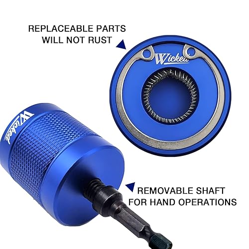 Miniatura 2 de WICKED Limpiador de tuberías de cobre de 12 pulgada y 34 pulgadas y 1 pulgada, totalmente reparable, herramienta profesional de fontanero de