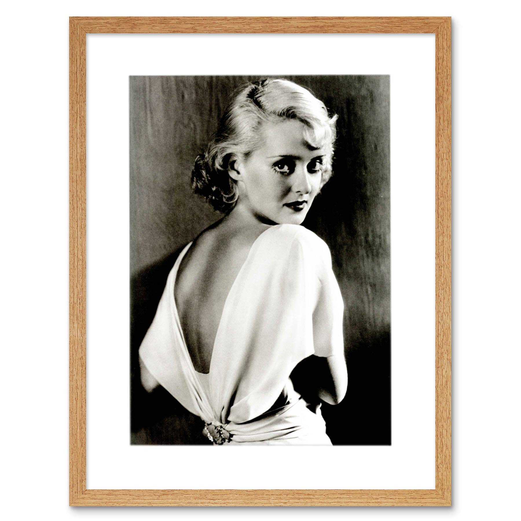 Wee Blue Coo Vintage Photo Bette Davis Hollywood Actress Framed Art Print Picture F12X1782