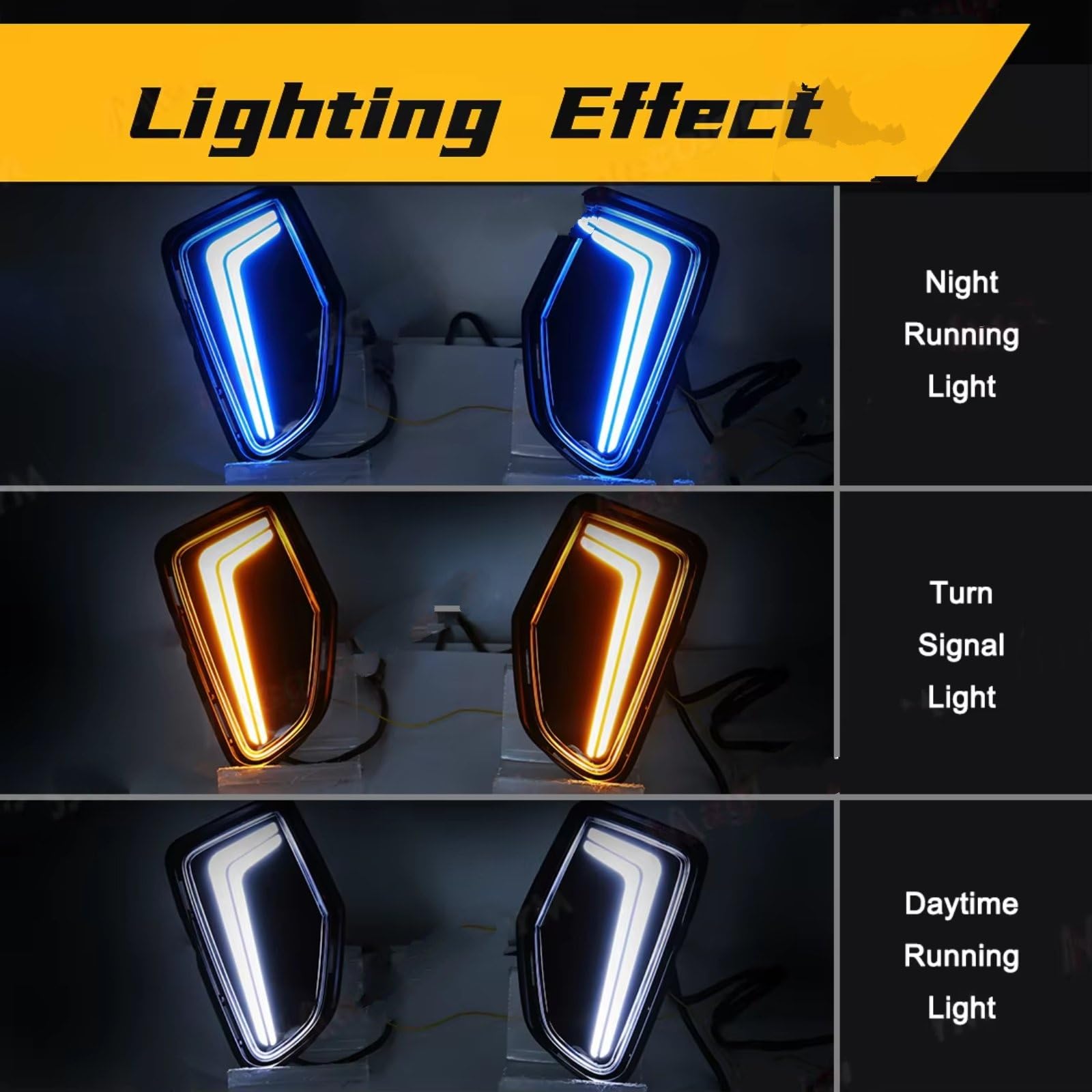 Faros Antiniebla Delantero Para Toyota Para Corolla Para Cruzar Luces Diurnas Led DRL Señal Vuelta Lámparas Niebla Parachoques Delanteros