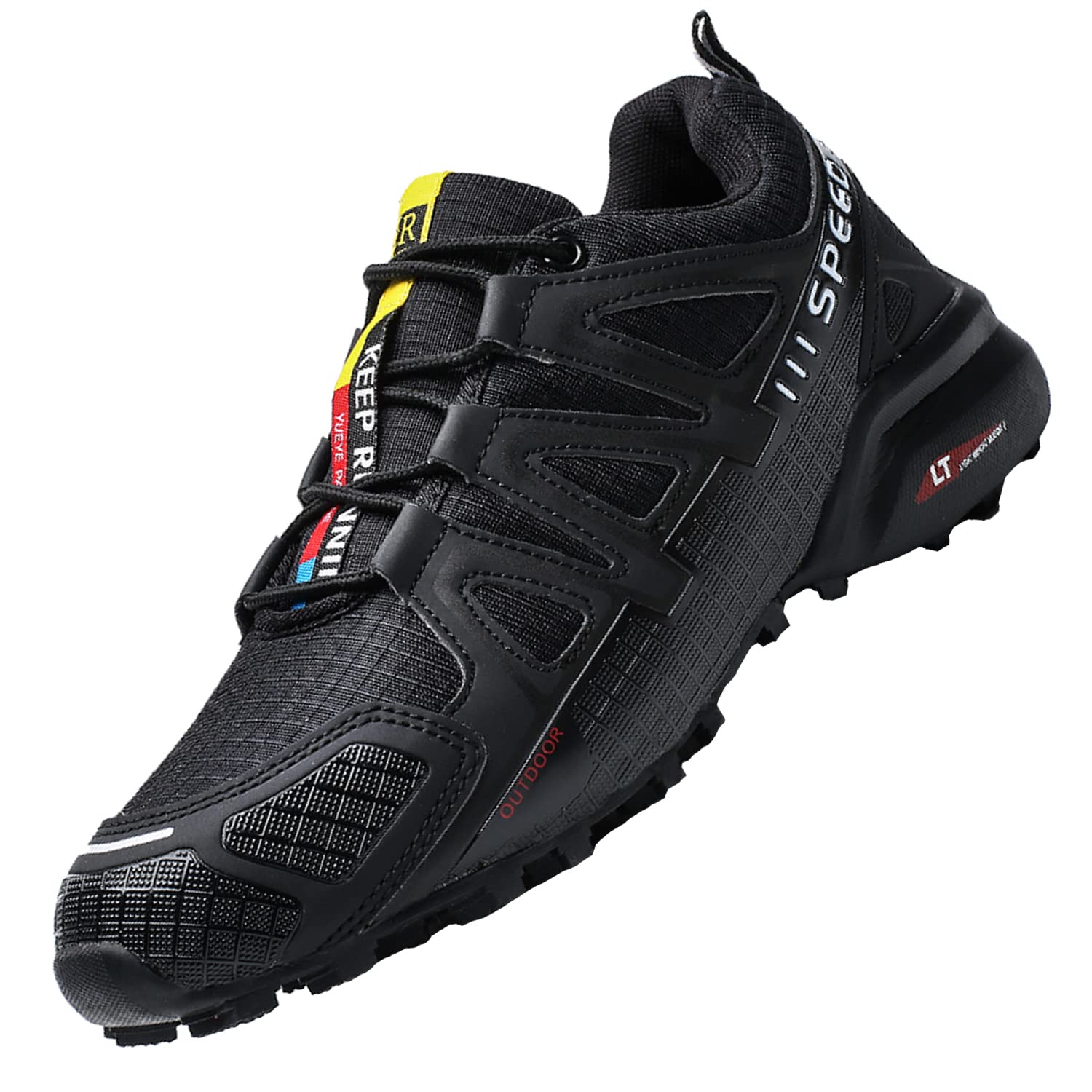 VTASQ Zapatillas de Trekking Hombre Zapatillas Trail Running Ligeras Antideslizantes Zapatos de Senderismo AL Aire Libre Deportes Zapatillas Correr Zapatos para Sneaker