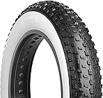 Hycline Fat Bike Replacement Tire: 20x4.0/26x4.0 Inch Puncture Resistant Folding MTB Bicycle Tires, All Terrain High-Density Bike Tires with Street or Trail Riding