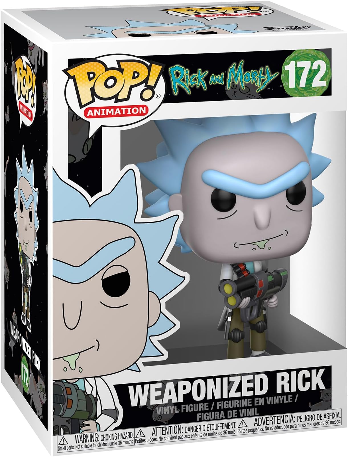 POP Animation Rick and Morty Weaponized Rick (Styles May Vary) Action Figure