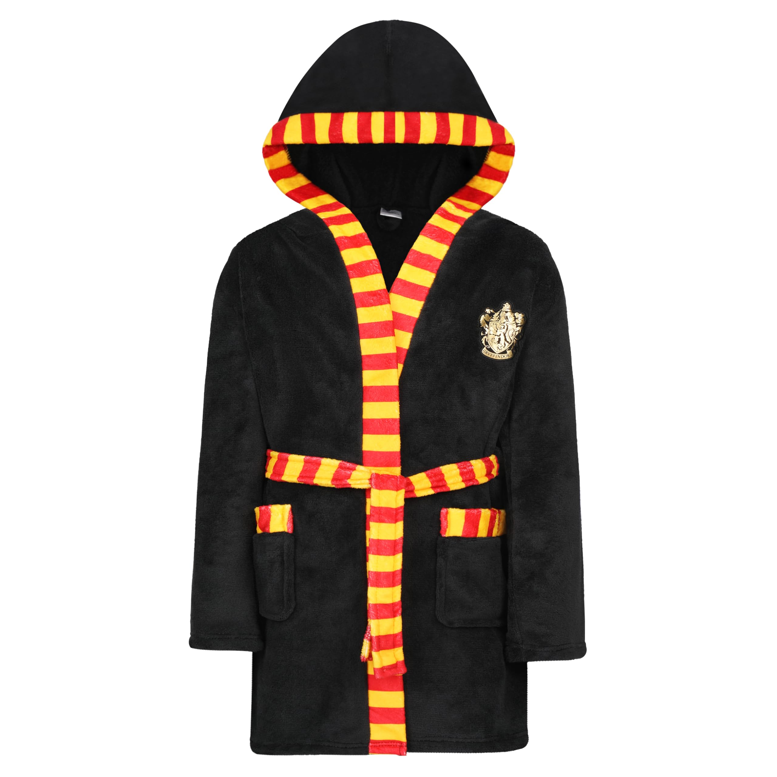 Harry Potter Szlafrok dziecięcy | polarowy szlafrok dla dzieci | z kapturem | również jako zestaw z workiem gimnastycznym | dla chłopców lub dziewczynek
