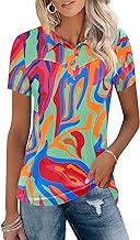 IECCP Poloshirts für Damen Kurzarm Polohemd Schnelltrocknend Golf Tennis Shirts Leicht Atmungsaktiv Tops Workout Sommershirts
