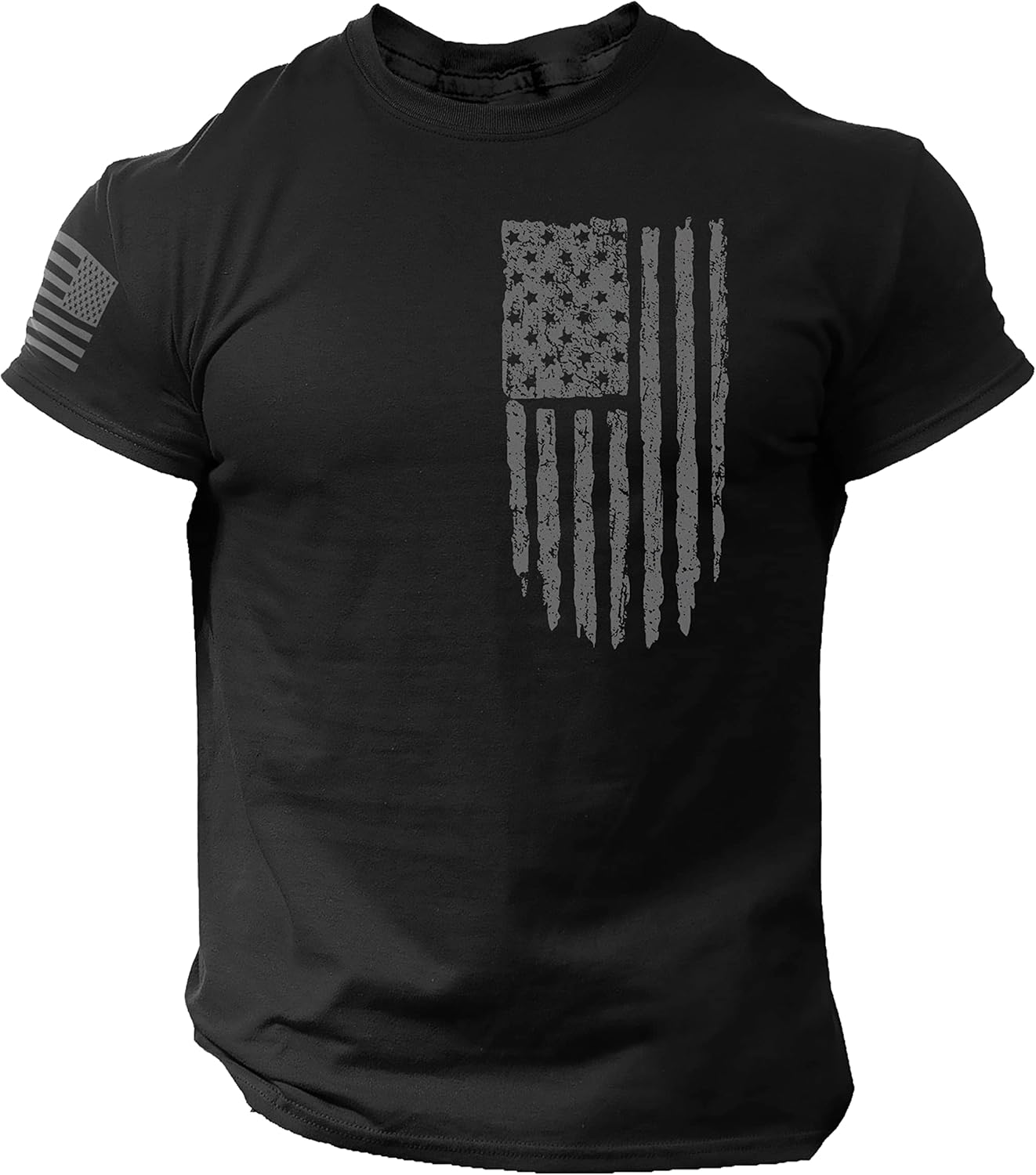 America Flag T-Shirt - USA Patriotic Shirt for Man
