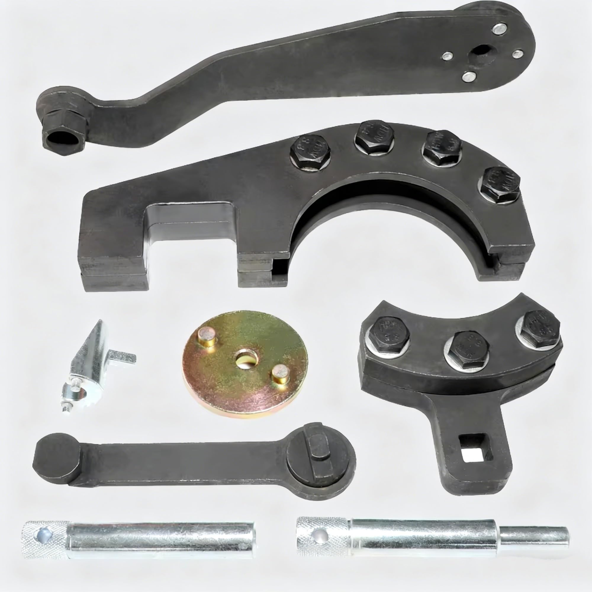 Set Strumenti Messa Fase Kit di Strumenti di Bloccaggio della Fasatura del Motore Compatibile con Touareg per Transporter per Phaeton T5 2.5L 4.9L 5.0L per TDI PD AXD BAC BLJ BPD