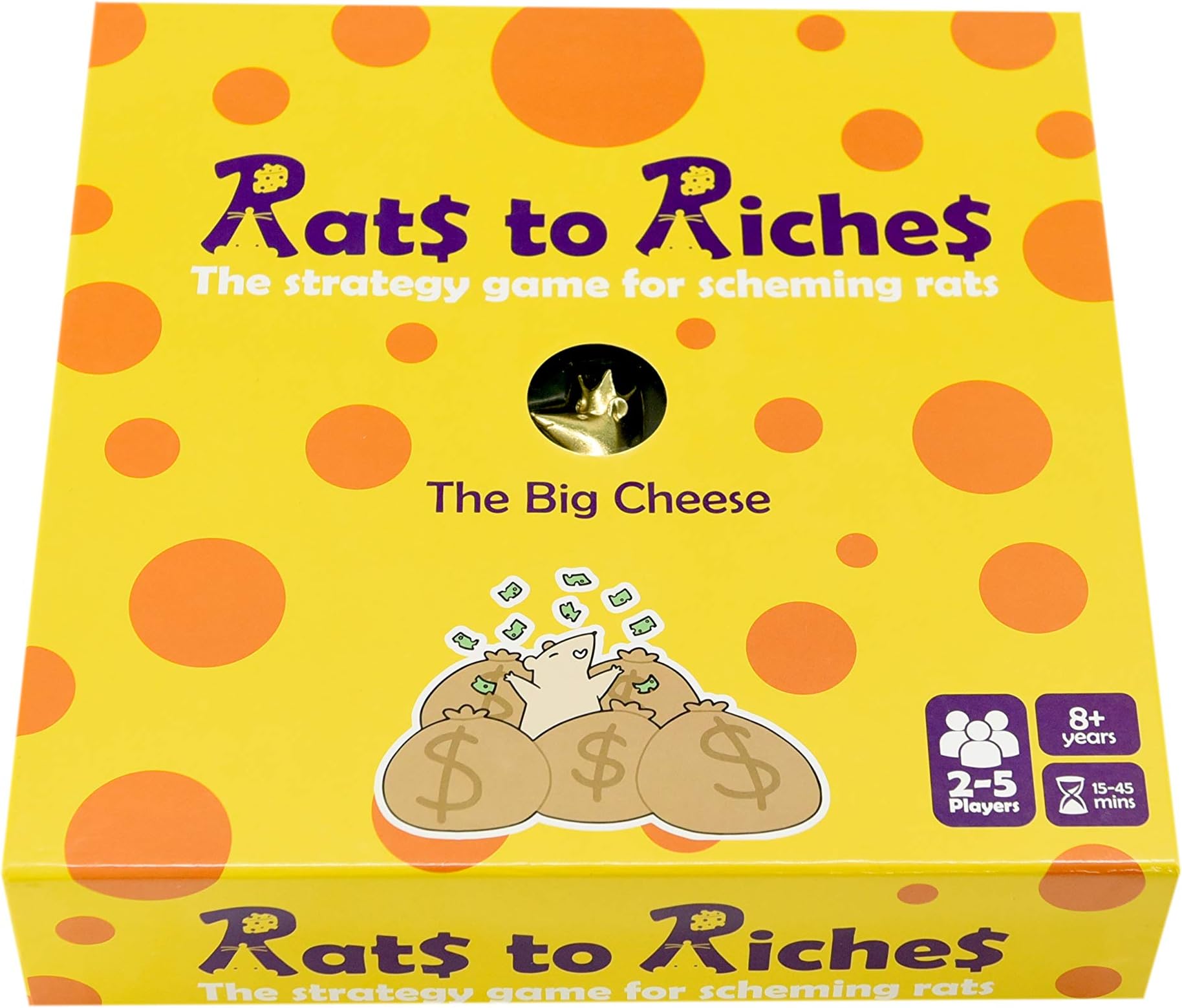 Accentuate Games Ltd AGLR2R Rats to Riches Board Game
