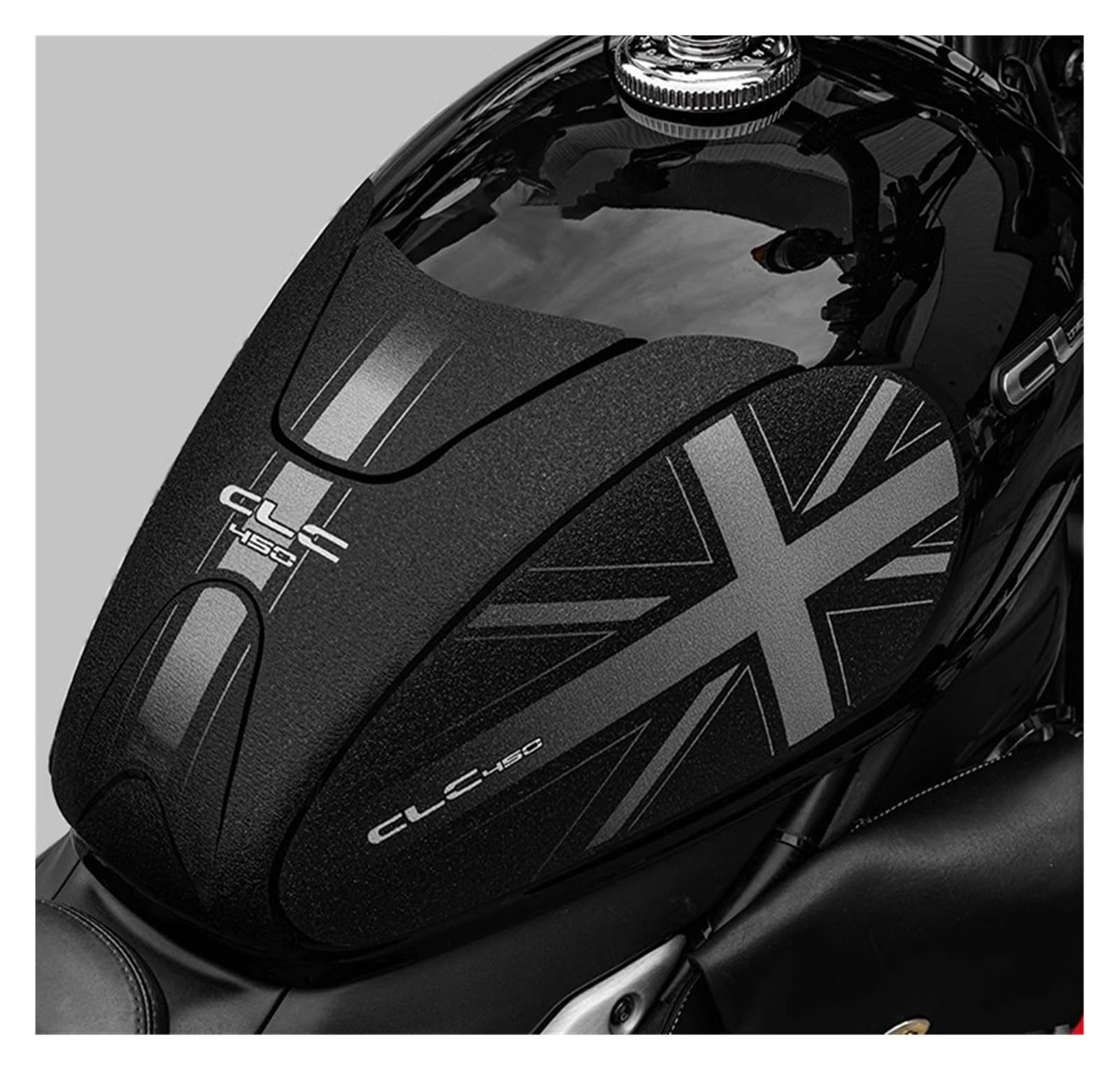Aufkleber FÜR C&fmoto 450CLC 450 CLC Motorradzubehör Tankpad Gas Kraftstoffaufkleber Moto Aufkleber Emblem Schutz Motorrad Tankgriffe
