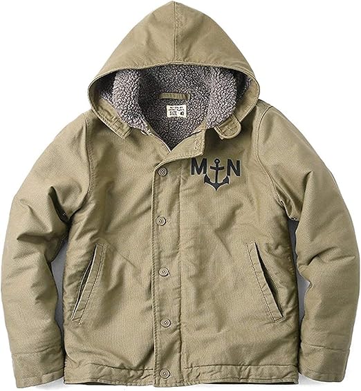 Amazon Waiper フランス海軍デッキジャケット Tan Wp23 ミリタリーアウター コート ジャケット 通販