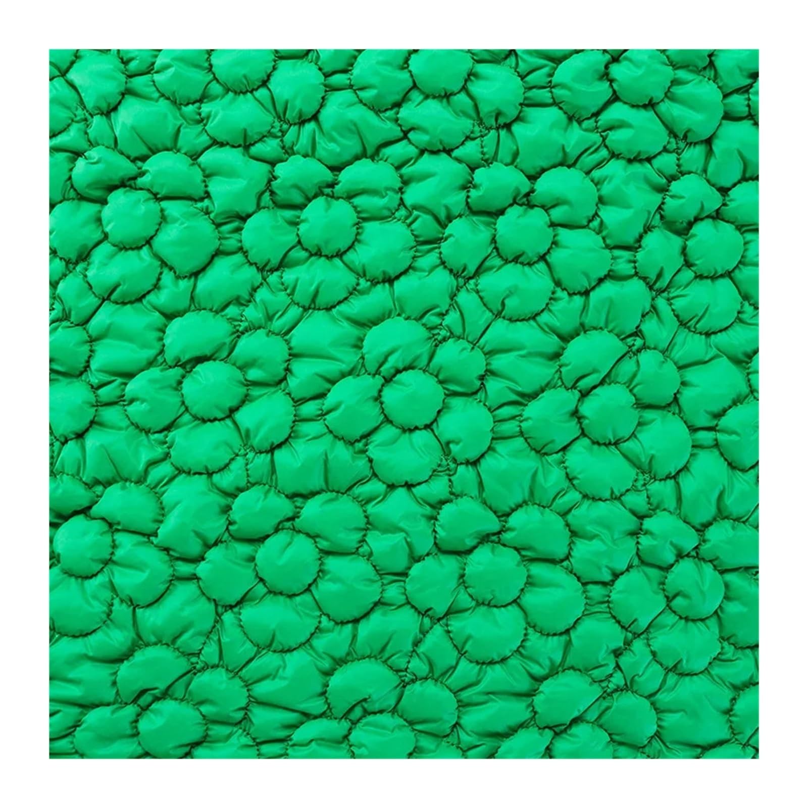 Tela Acolchada Tela acolchada floral en relieve